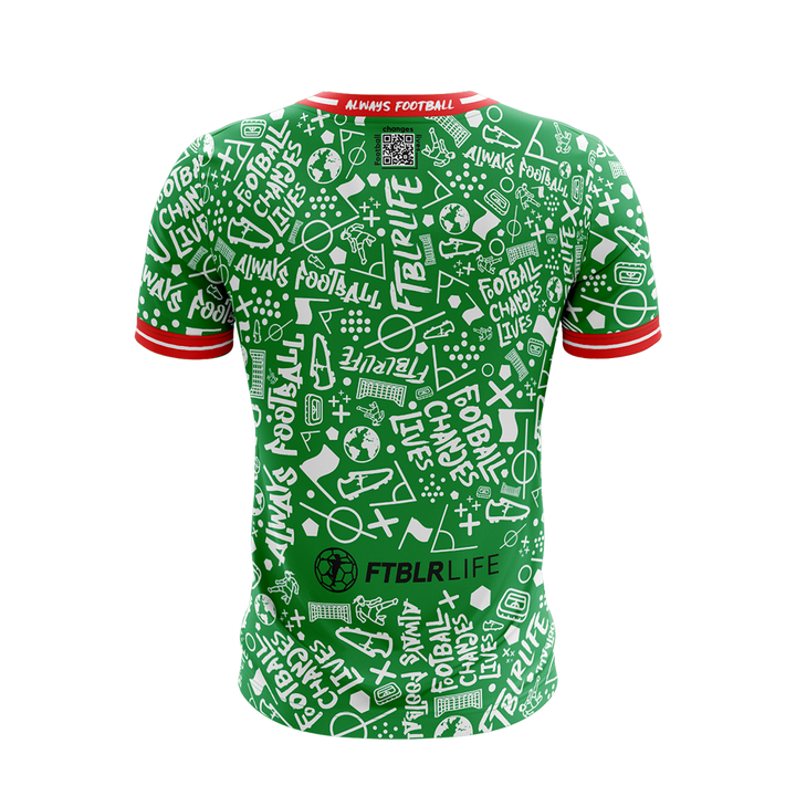 FTBLR LIFE MEXICO JERSEY SS (GREEN WHITE)