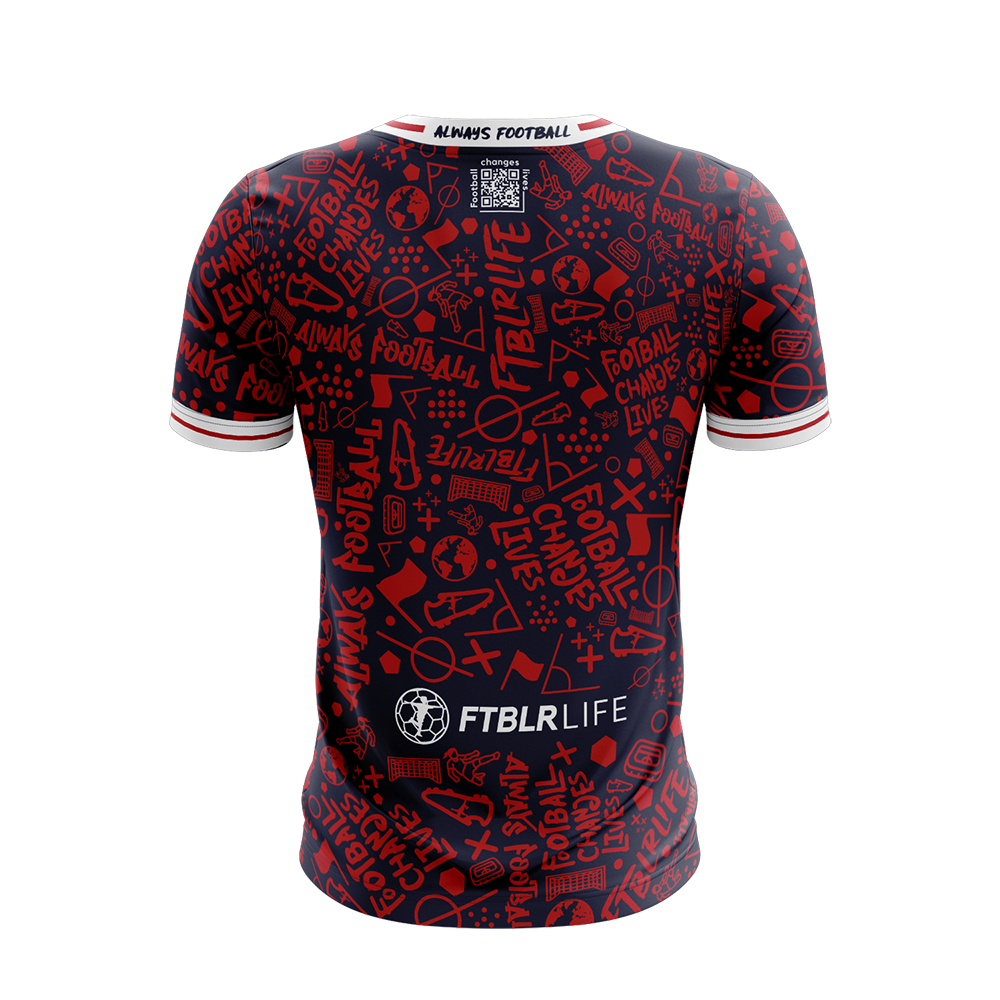 FTBLR LIFE USA JERSEY SS (RED BLACK)
