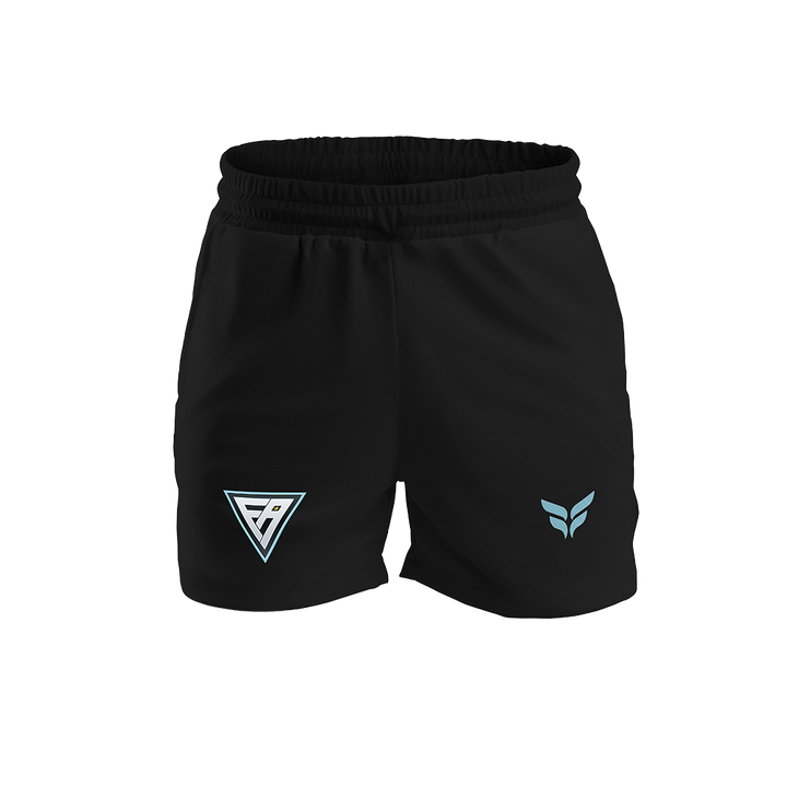 FUTBOLAND SHORTS W/ZIPPERED POCKETS (BLACK)