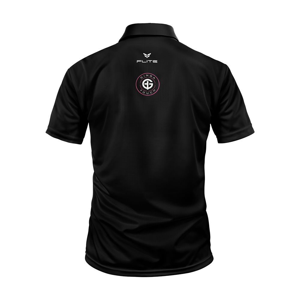 NLST GINGA FUTSAL COACHES POLO SHIRT (BLACK)