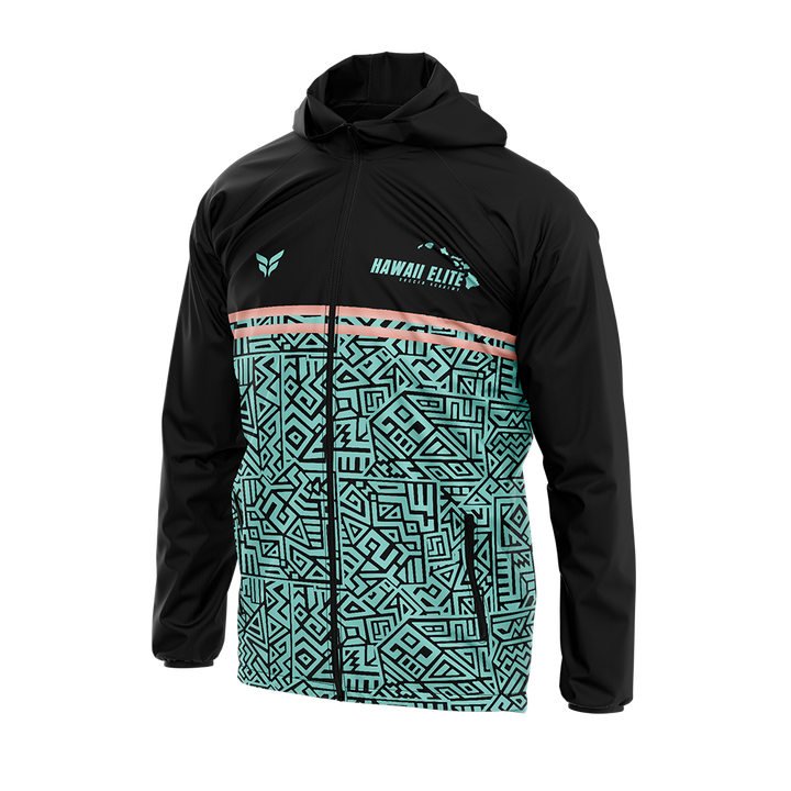 HAWAII ELITE WINDBREAKER JACKET (BLACK MINT)