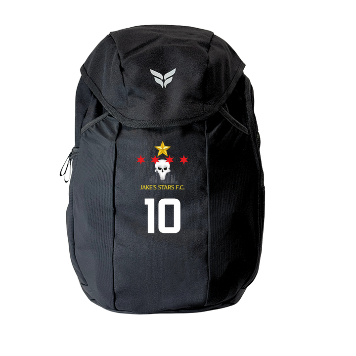 JAKES STARS TEAM BACKPACK WITH PLAYER NUMBER (BLACK)