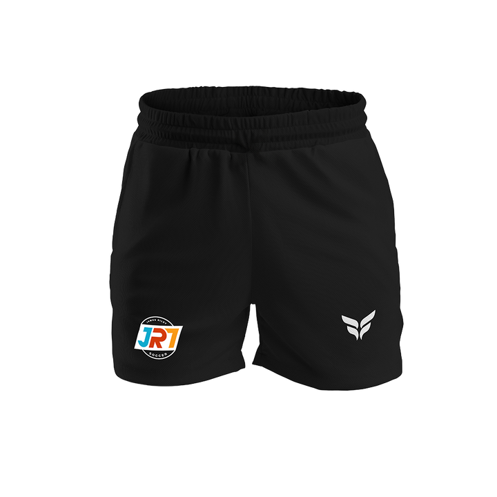 JR7 SHORTS W/ZIPPERED POCKETS (BLACK)