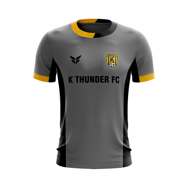 K THUNDER FC COACHES JERSEY SS (GREY)