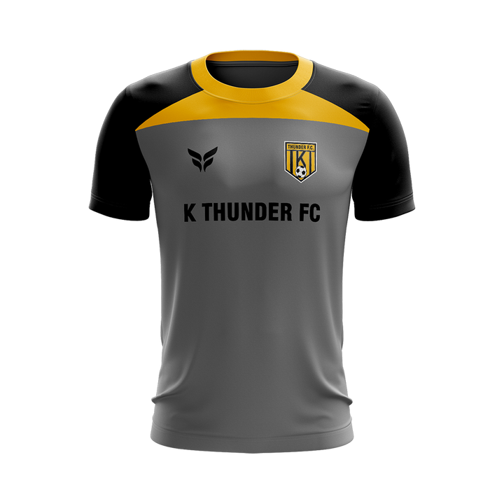 K THUNDER FC TRAINING JERSEY SS (GREY)