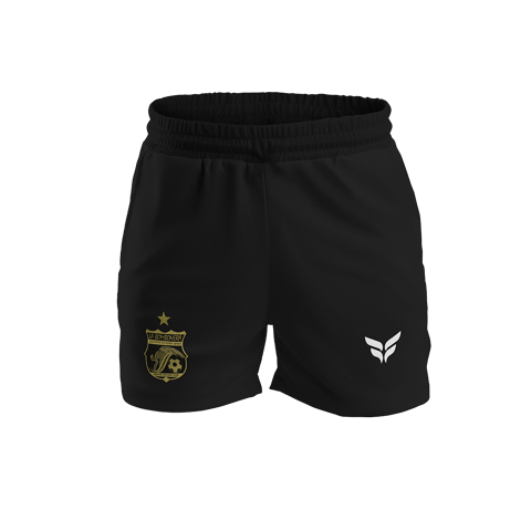 LA BOMBONERA SHORTS W/ZIPPERED POCKETS (BLACK)