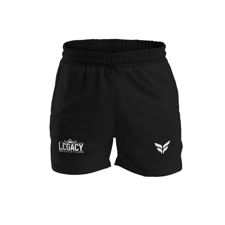 LEGACY SHORTS W/ZIPPERED POCKETS (BLACK)