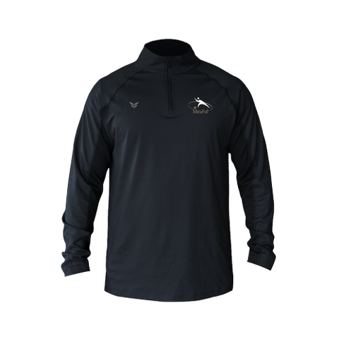 MIRAFUT STEALTH QUARTER-ZIP (BLACK)