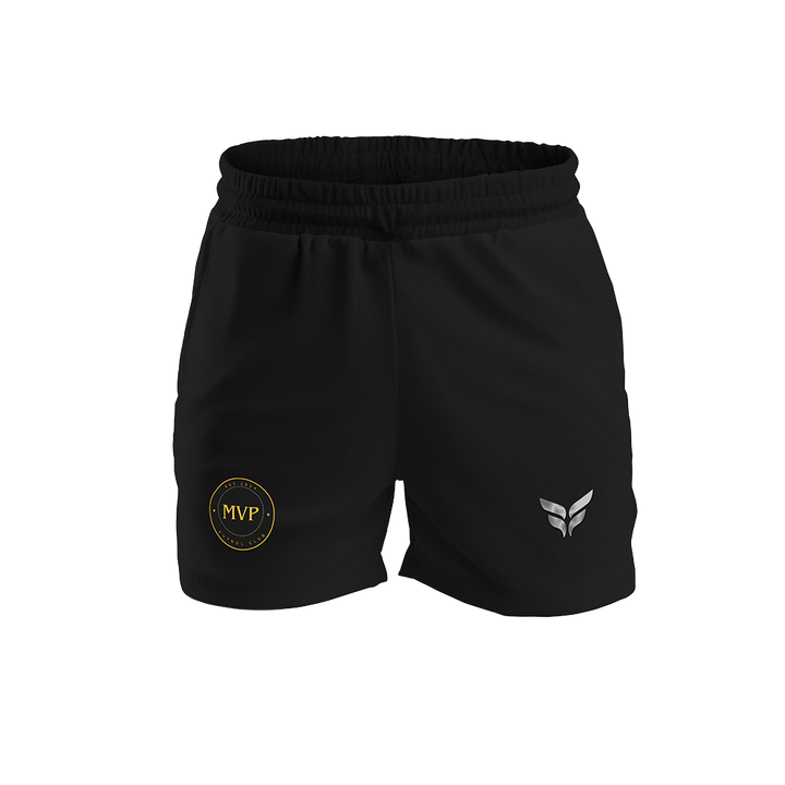 MVP FC SHORTS W/ZIPPERED POCKETS (BLACK)