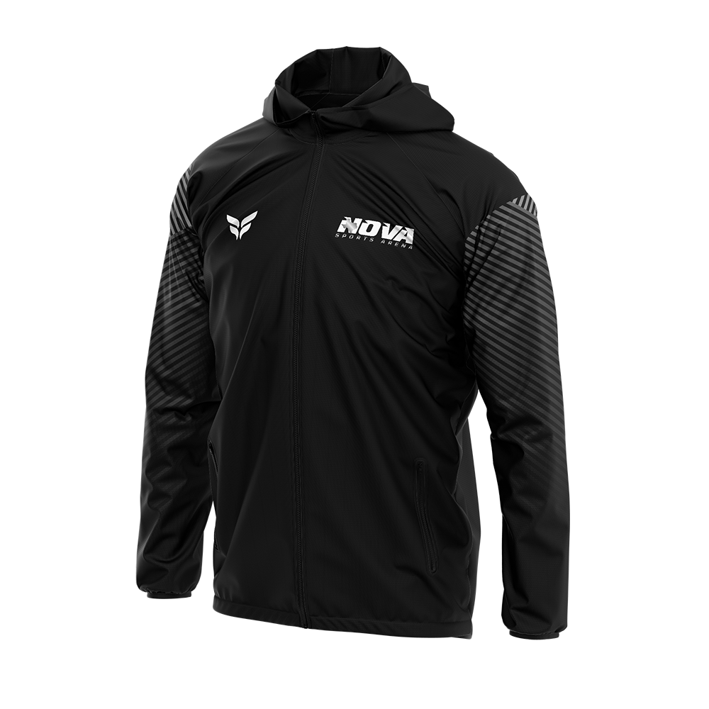 NOVA SPORTS ARENA WINDBREAKER JACKET (BLACK)