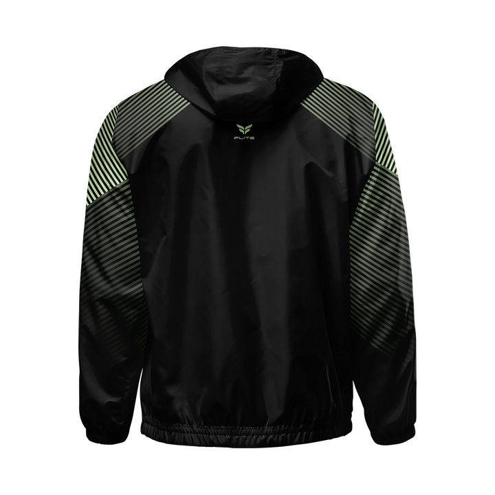 R8 ACADEMY WINDBREAKER JACKET (BLACK GREEN)