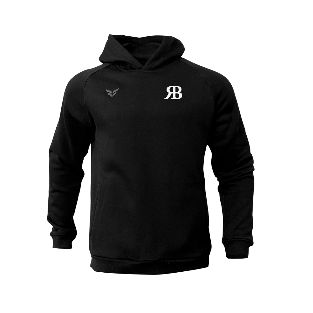 RB COTTON-BLEND HOODIE (BLACK)