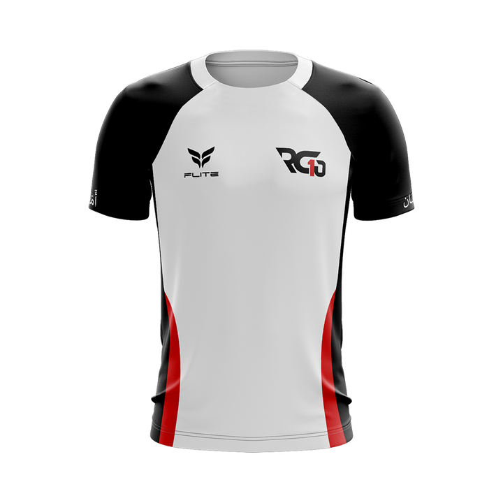 RG10 YOUTH TRAINING JERSEY SS (WHITE)