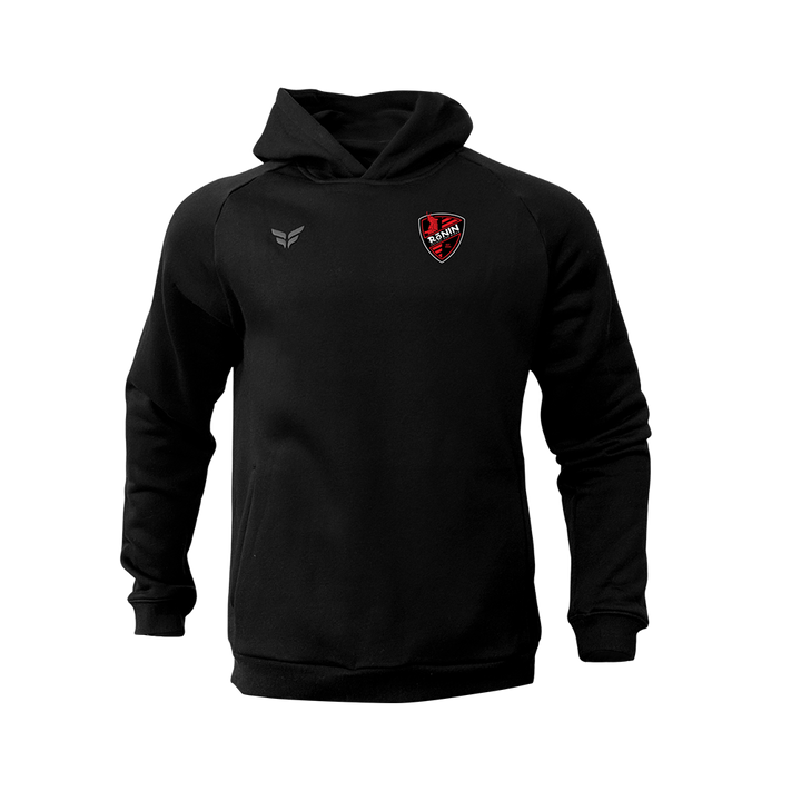 RONIN COTTON-BLEND HOODIE (BLACK)