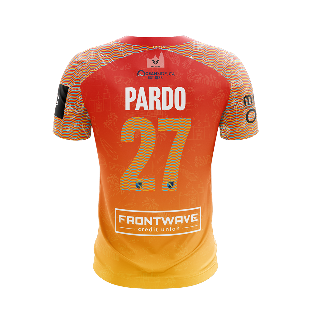 SD SOCKERS PRO 24-25 OCEANSIDE CUSTOMIZABLE JERSEY SS (ORANGE)