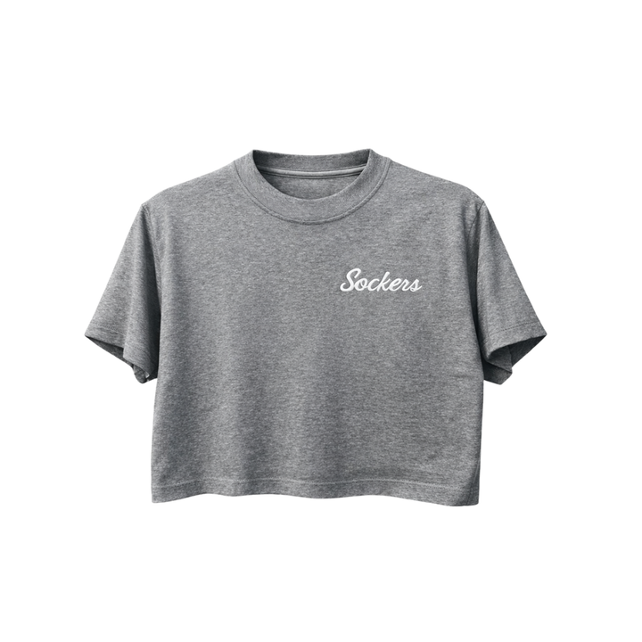 SD SOCKERS CROPPED EMBROIDERED TEE (EVENT)