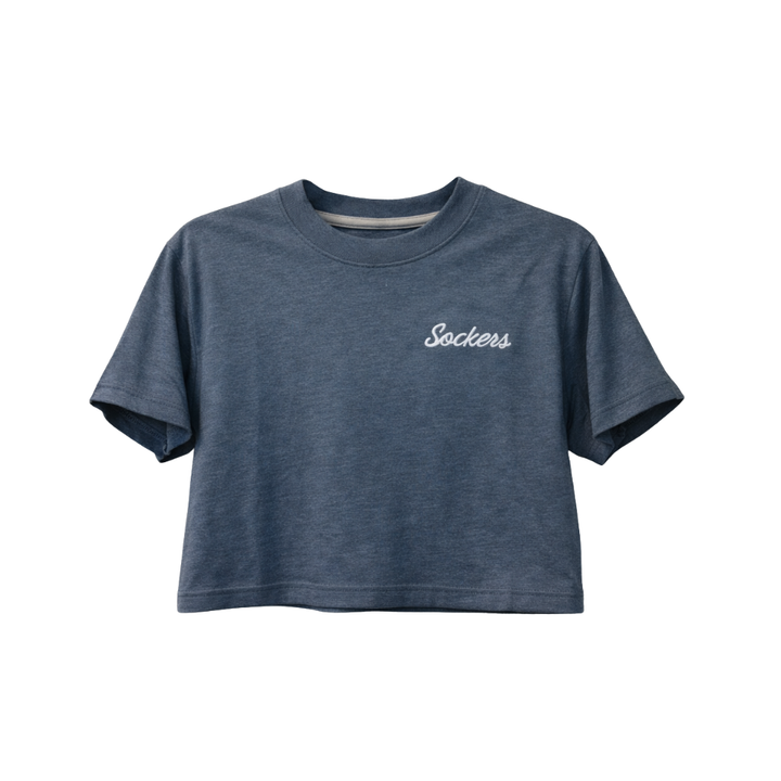 SD SOCKERS CROPPED EMBROIDERED TEE (EVENT)