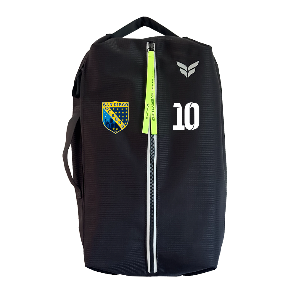 SD SOCKERS GAME DAY BAG WITH PLAYER NUMBER (BLACK)