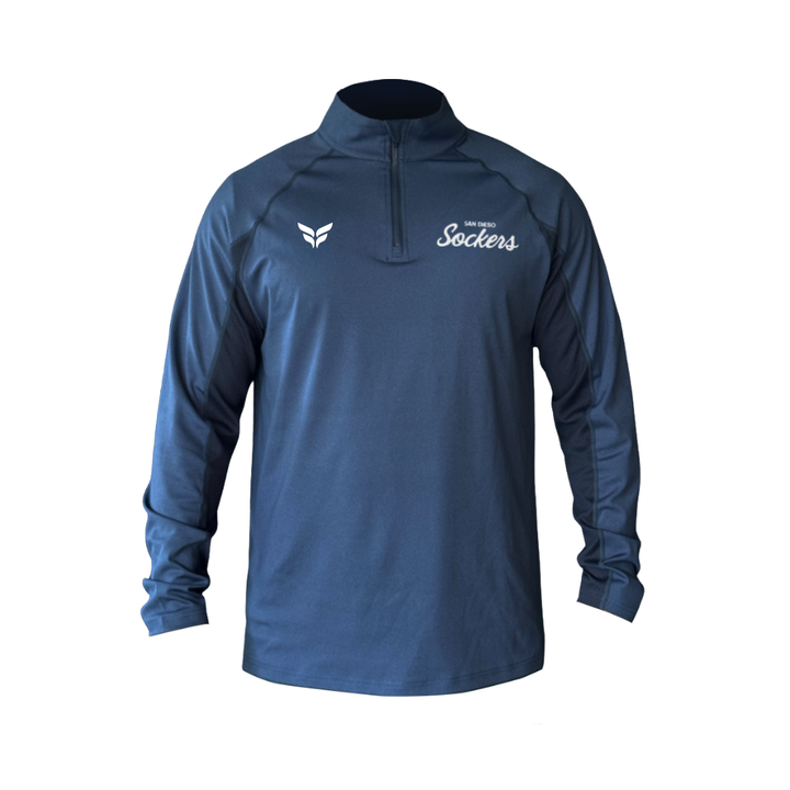 SD SOCKERS QUARTER ZIP (IRON BLUE)