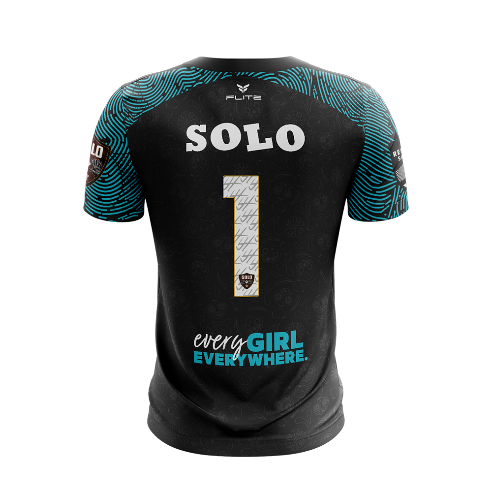 SHEBELONGS X SOLO JERSEY SS (BLACK)