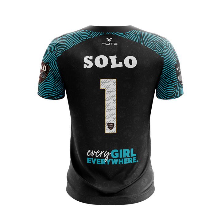 SHEBELONGS X SOLO JERSEY SS (BLACK)