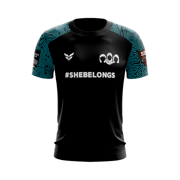 SHEBELONGS X SOLO JERSEY SS (BLACK)