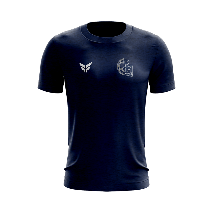 SMHS COTTON-BLEND T-SHIRT (NAVY)