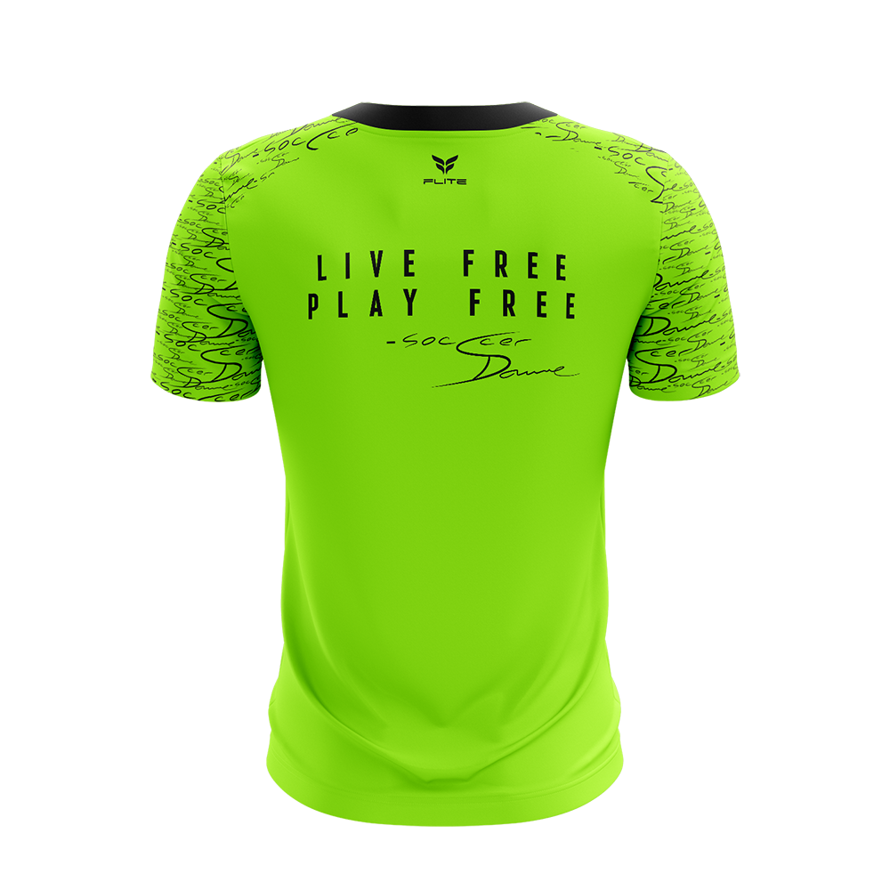 SOCCCER DAVE "SIGNATURE" TRAINING TOP SS (GREEN)