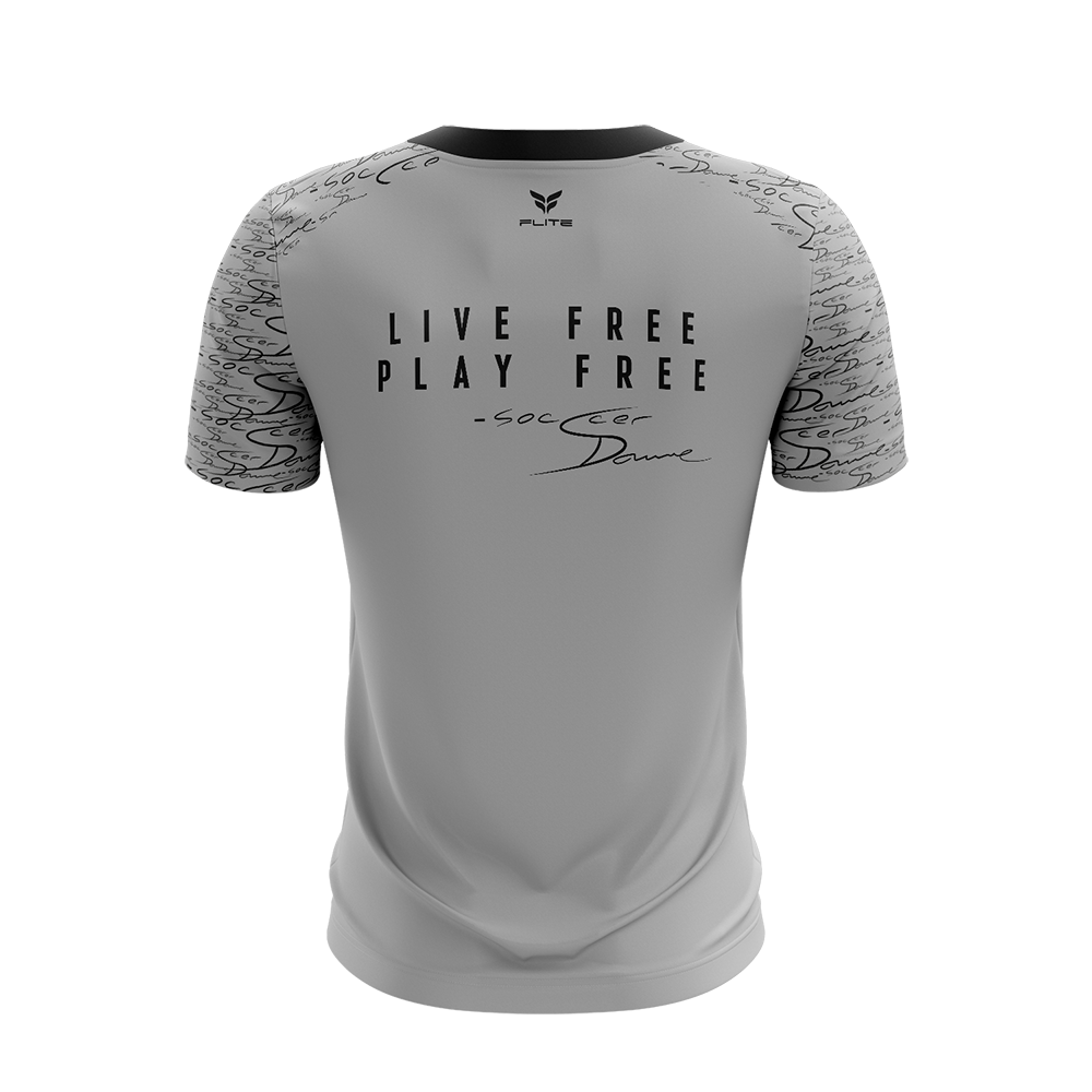 SOCCCER DAVE "SIGNATURE" TRAINING TOP SS (GREY)