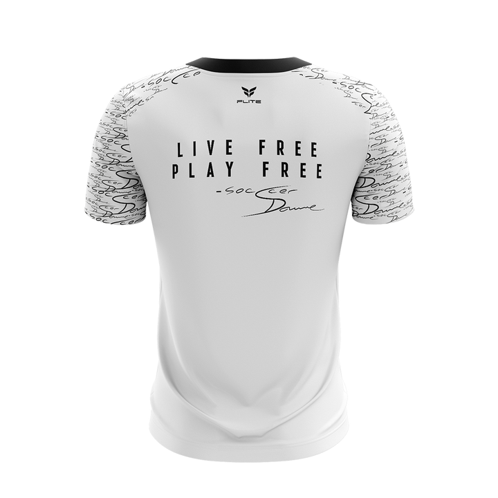 SOCCCER DAVE "SIGNATURE" TRAINING TOP SS (WHITE)