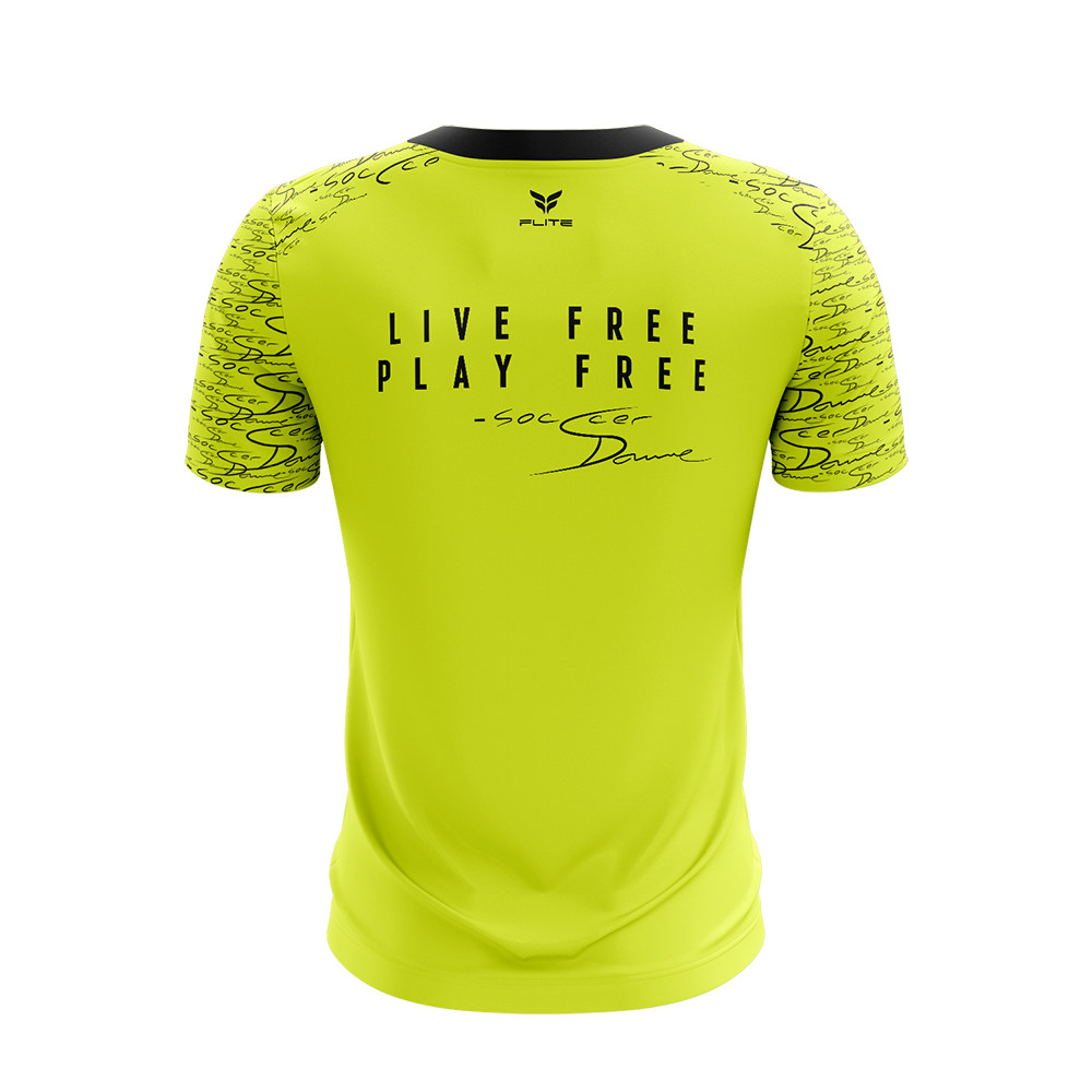 SOCCCER DAVE "SIGNATURE" TRAINING TOP SS (YELLOW)