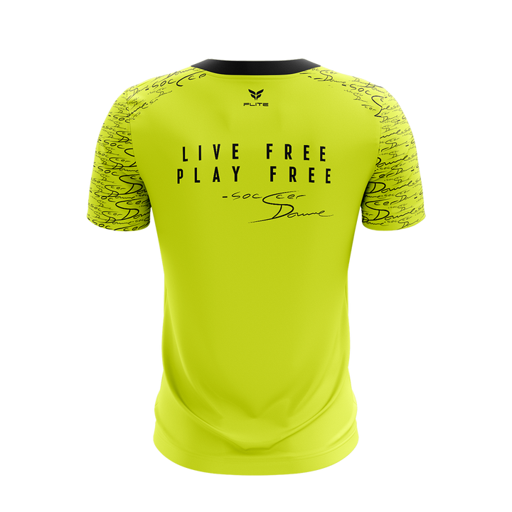 SOCCCER DAVE "SIGNATURE" TRAINING TOP SS (YELLOW)