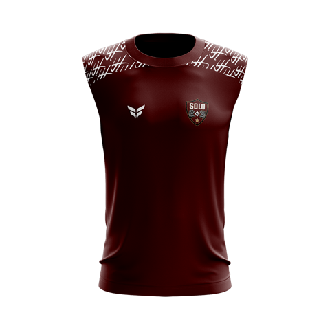 SOLO FC TRAINING JERSEY NS (OX BLOOD)