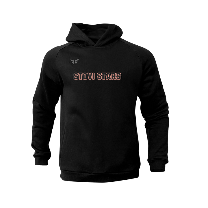 STOVI STARS COTTON-BLEND HOODIE (BLACK)