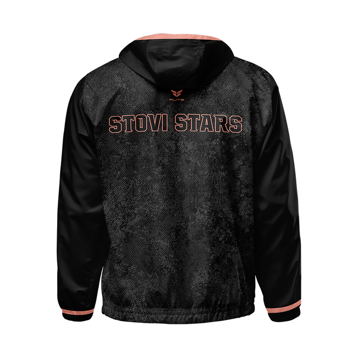 STOVI STARS WINDBREAKER JACKET (BLACK)