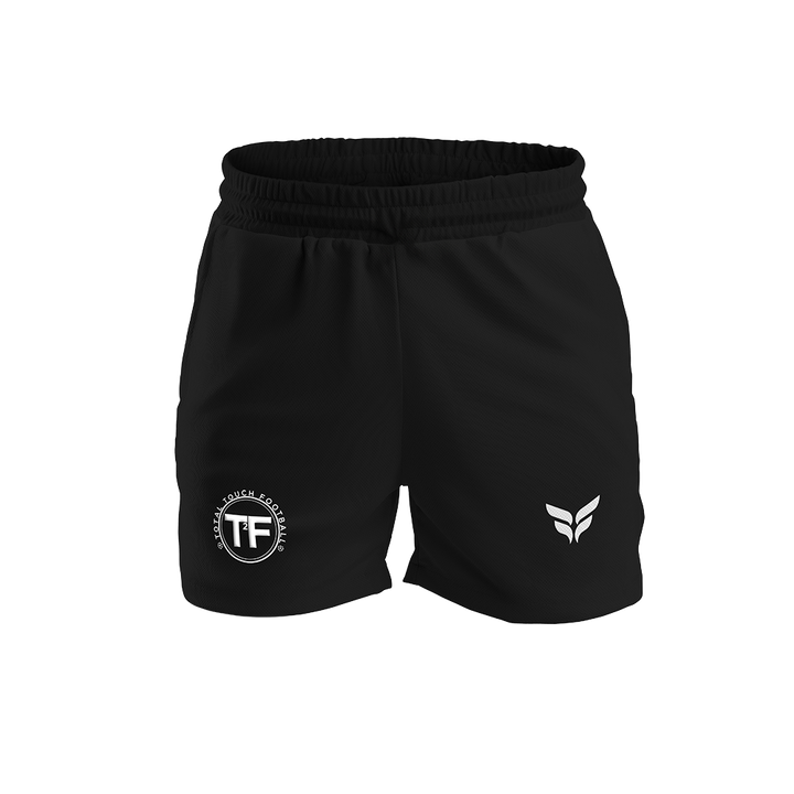 T2F SHORTS W/ZIPPERED POCKETS (BLACK)
