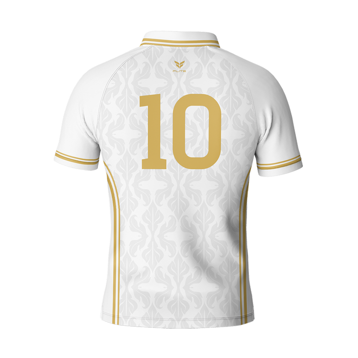 TEKFLOW FUTSAL ELITE JERSEY HIGH COLLAR SS (WHITE)