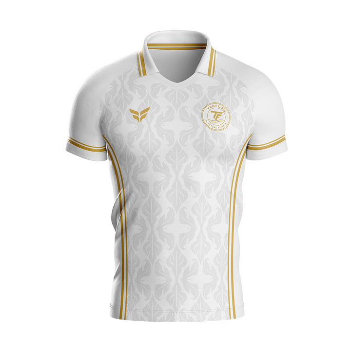 TEKFLOW FUTSAL ELITE JERSEY HIGH COLLAR SS (WHITE)