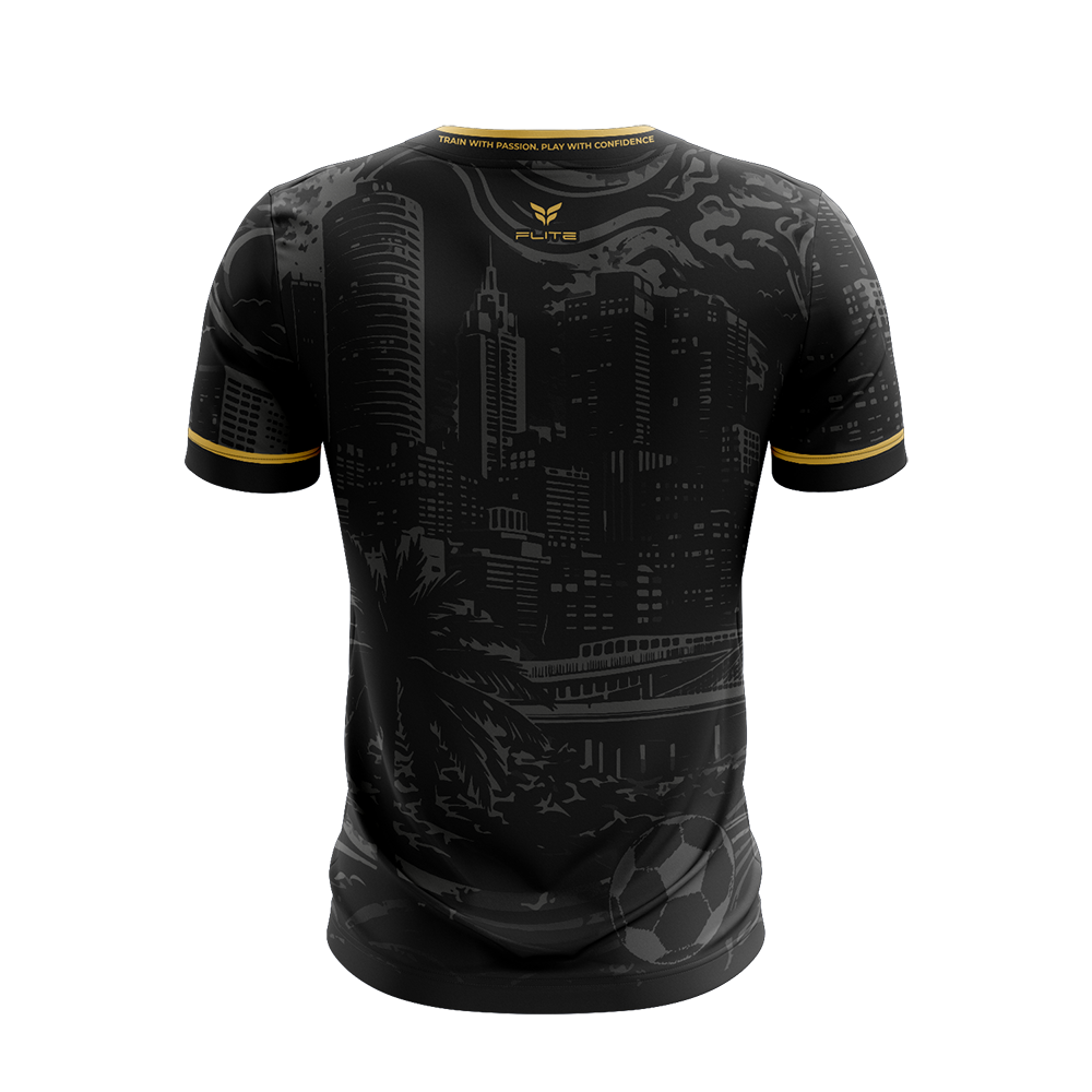 TEKFLOW FUTSAL ELITE TRAINING JERSEY SS (BLACK)