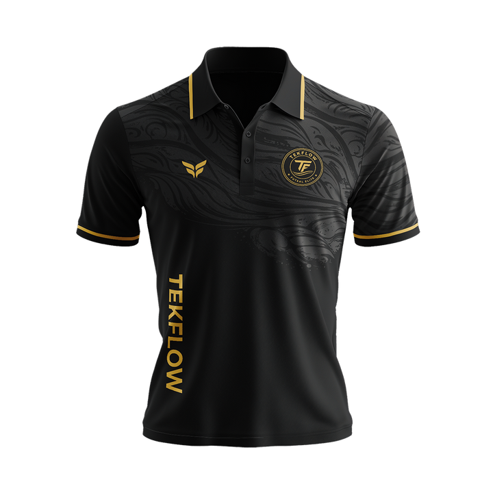 TEKFLOW FUTSAL ELITE POLO SHIRT (BLACK)