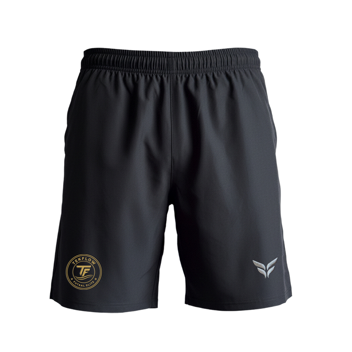 TEKFLOW FUTSAL ELITE STEALTH SHORTS WITH POCKETS (BLACK)