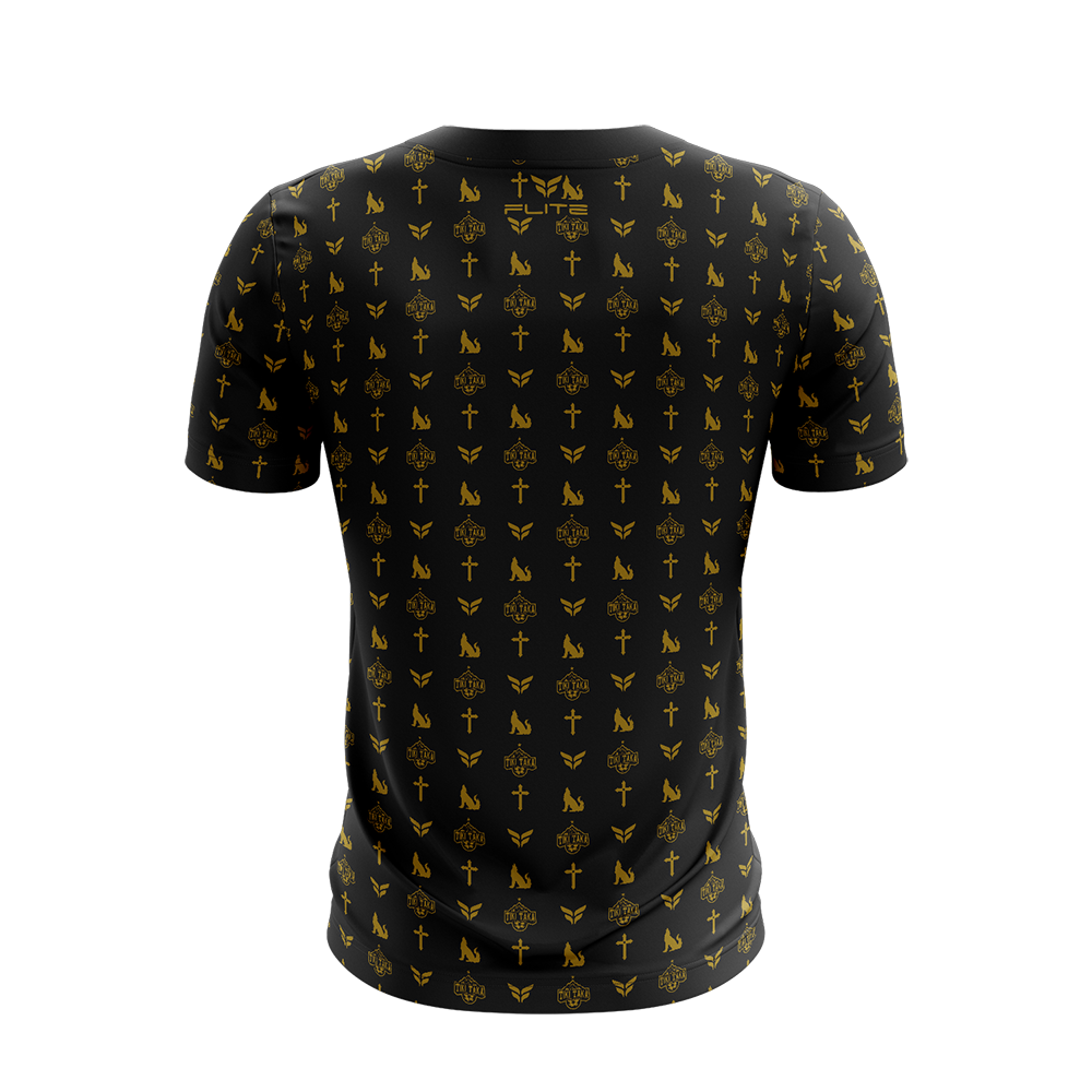 TIKI TAKA TRAINING JERSEY SS (BLACK GOLD)