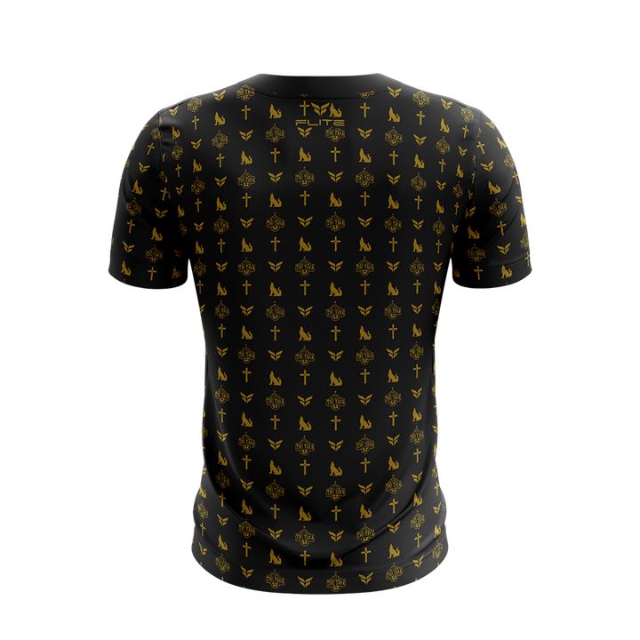 TIKI TAKA TRAINING JERSEY SS (BLACK GOLD)
