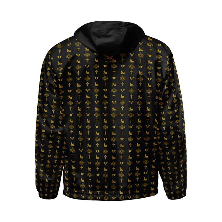 TIKI TAKA WINDBREAKER JACKET (BLACK GOLD)