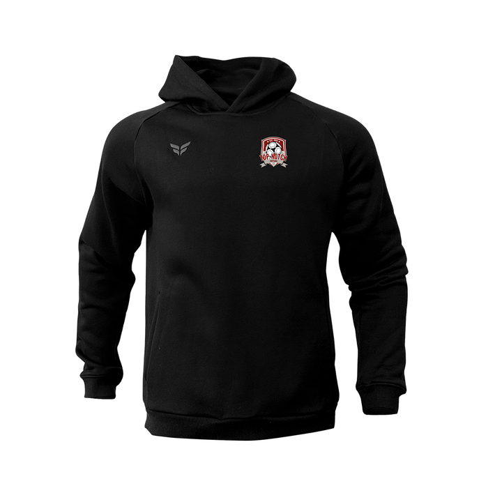 TOP NOTCH COTTON-BLEND HOODIE (BLACK)