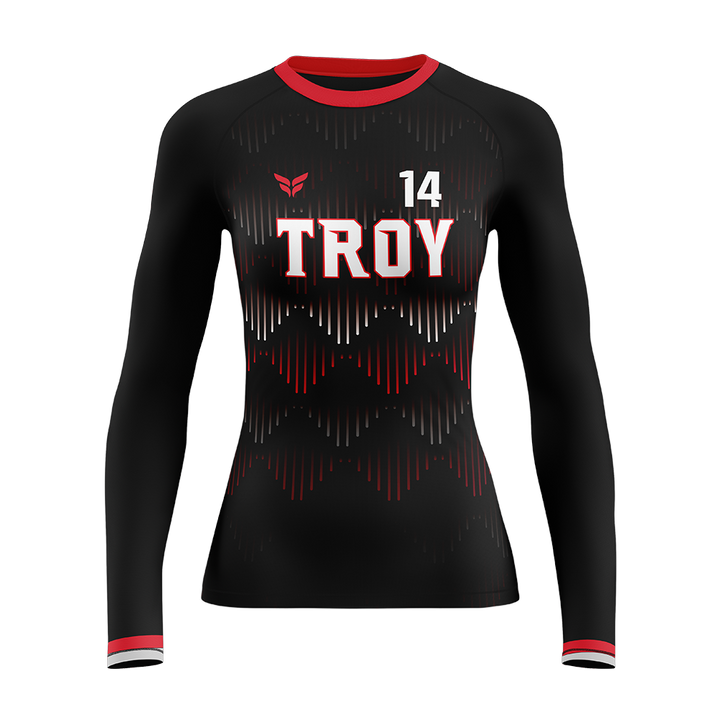 TROY HOME JERSEY LS (BLACK)