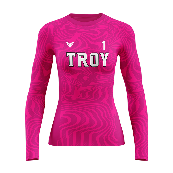 TROY GK JERSEY LS (NEON PINK)