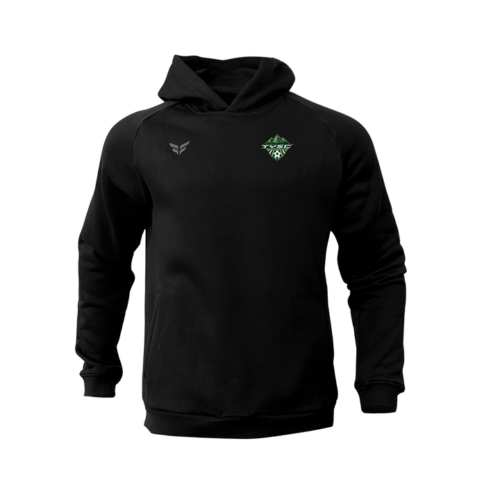 TUSCARORA COTTON-BLEND HOODIE (BLACK)