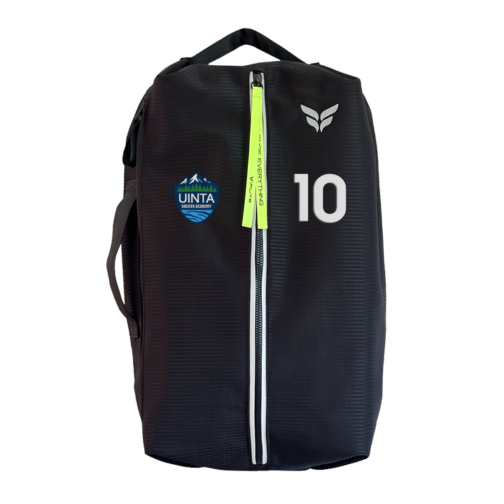 UINTA SOCCER ACADEMY GAME DAY BAG WITH PLAYER NUMBER (BLACK)