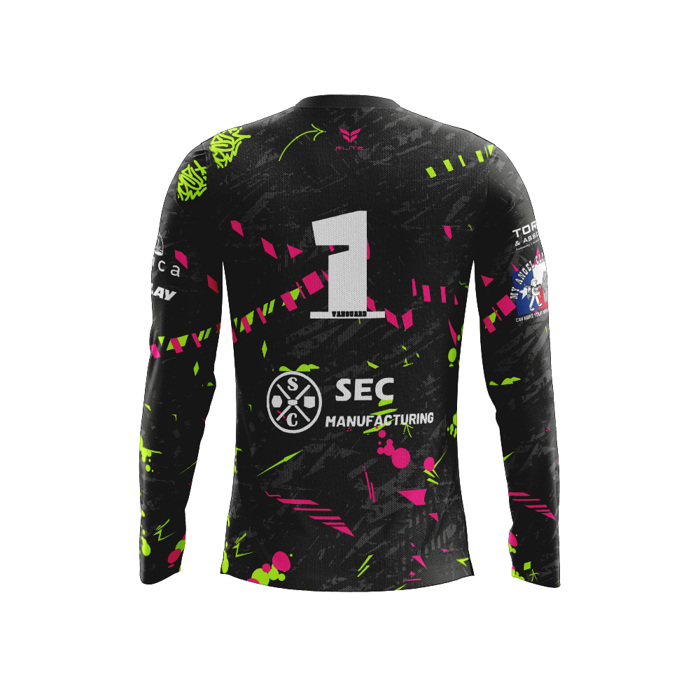 VANGUARD GOALKEEPER JERSEY LS (BLACK)